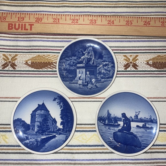 Other - Ceramic Mini Plates Denmark Each Plate Is Numbered And Titled